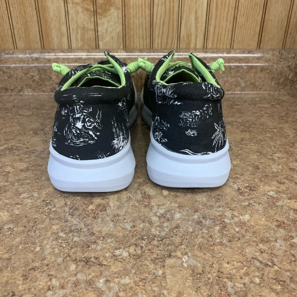 Ariat Black and Neon Green Sneakers - Picture 2 of 6